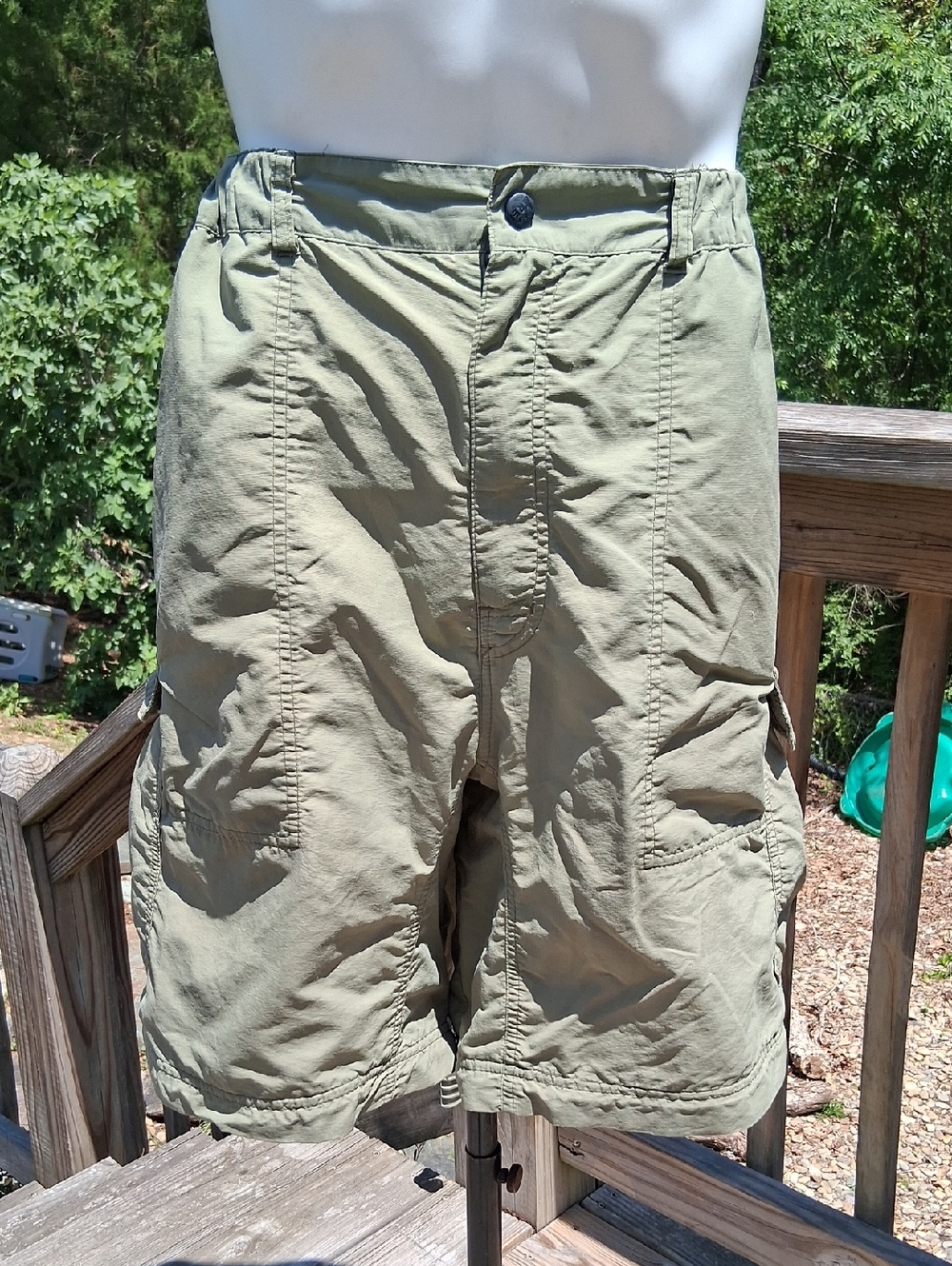 Men's REI Cargo Shorts in Olive Green/kakhi, XXL
